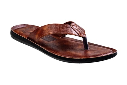 Titas Gents Tan Chappal PU-Tan / 7