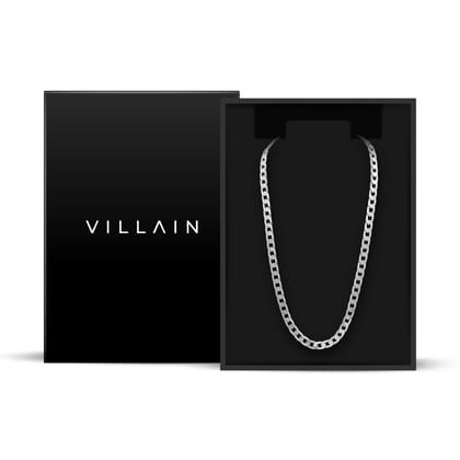 VILLAIN RHODIUM-PLATED SILVER CHAIN