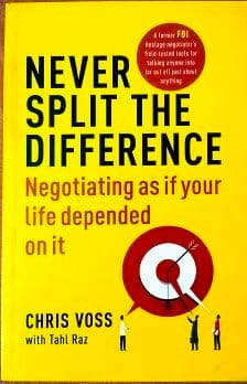 Never Split The Difference  (Paperback)  –  Chris Voss-New / BooksAdora