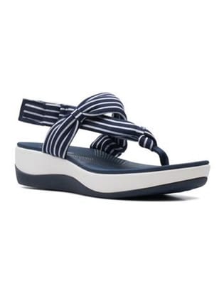 Clarks Arla Nicole Women Sandal-4 / Navy Print