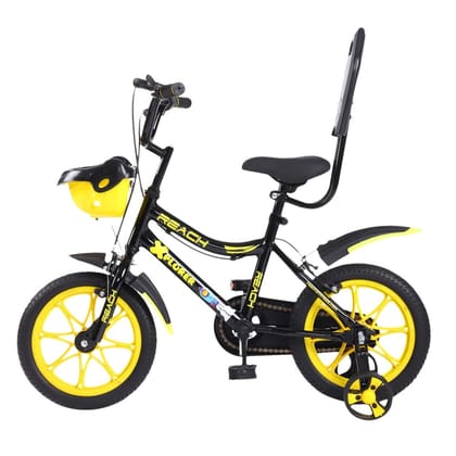 Xplorer 14T Kids Cycle with Training Wheels, 90% Assembled, 12" Frame, for Ages 2-5, Height 3 ft+-Reach Xplorer 14T Kids Cycle with Training Wheels | 90% Assembled | Frame: 12" | Height: 3 ft+ | 