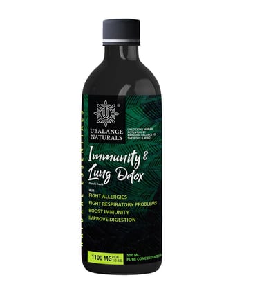 UBALANCE NATURALS Immunity and Lung Detox, 500 ml