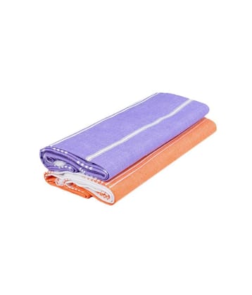 Sathiyas Set of 2 Cotton Bath Towel - Multi Color