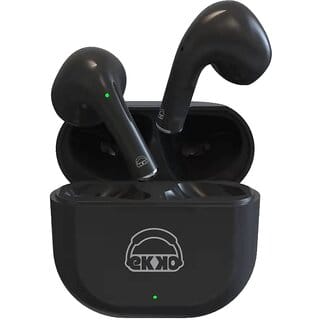 EKKO Earbeats T02 True Wireless Earbuds: 10MM Drivers, Mass Bass, Bluetooth 5.0, Ultimate Comfort, 3-Hour Playback (Black)