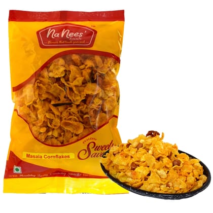 Masala Cornflakes | 100 g Pack (Weight - 100g) by NaNee's Foods