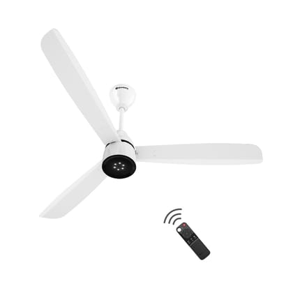 Atomberg Renesa Enzel 1200 mm BLDC Ceiling Fan with Remote Control  LED Indicators  Gloss White-Atomberg Renesa Enzel 1200 mm BLDC Ceiling Fan with Remote Control & LED Indicators | Gloss White