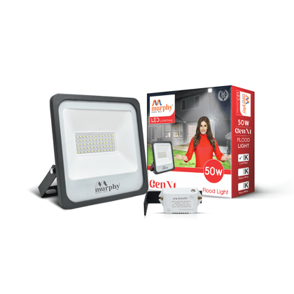 Murphy LED 50W Genxt  Flood Light-With Auto On Off Driver-Cool White / Pack of 1