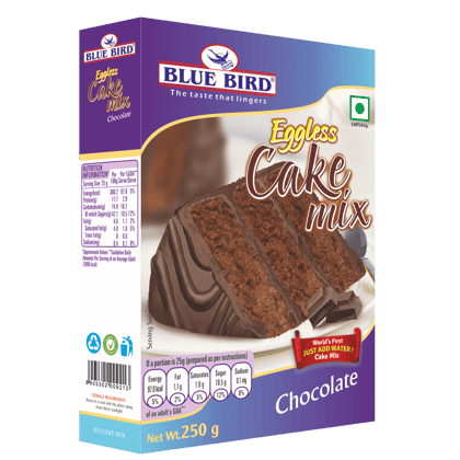 Blue Bird Eggless Cake Mix Chocolate, 250 gm