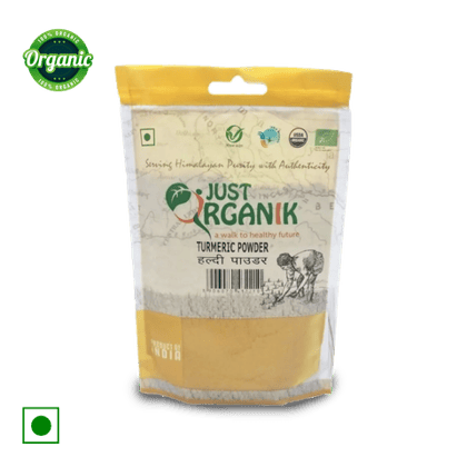 Just Organik Turmeric Powder, 100 gm Pouch