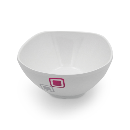 SUPERWARE | Pure Melamine | Soup Bowl Set - CANDY BLOCKS (4.5") | 6 Nos. | Stain Free, Glazed Finish