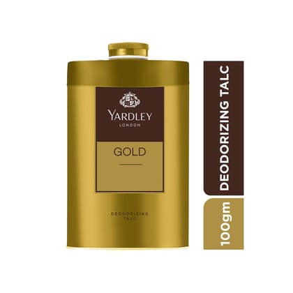 Yardley London Gold Deodorizing Talc For Men, 100G