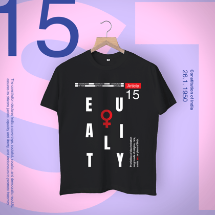 Constitution of India 'The With You' Shirt-S