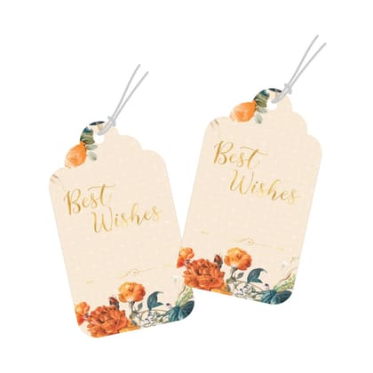 Luxe Personalized Gift Tags - Floral Blossom-25 gift tags