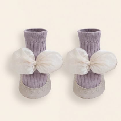 Butterfly Baby Socks-0-6 M / Purple