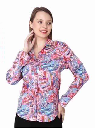 Albion Women Printed Fullsleeve Shirts