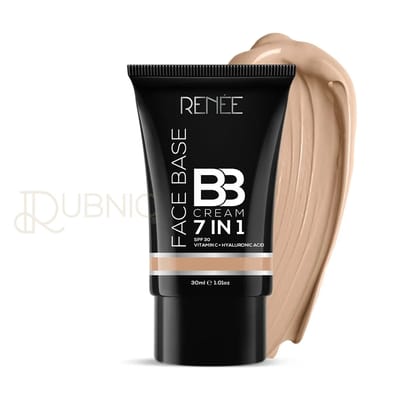 RENEE Face Base BB Cream 7 in 1 with SPF 30 PA+++-Biscuit