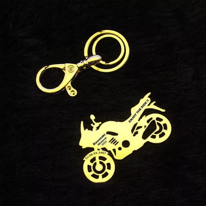 Kawasaki Versys 1000 Keychain-Gold