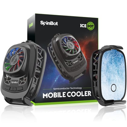 SpinBot IceDot Semiconductor Mobile Phone Cooler for Gaming-IceDot semi-conductor based Mobile Cooler