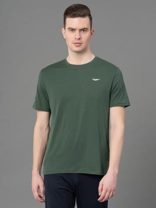 Red Tape Activewear Round Neck T-shirt for Men | Quick Dry | Anti Microbial | Stretchable