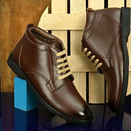 John Karsun Brown Formal Boot - None