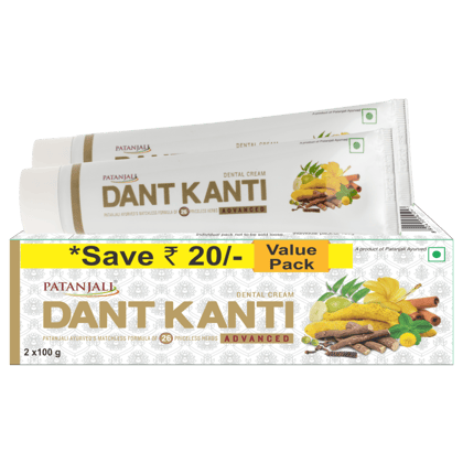 DANT KANTI DENTAL CREAM F.P. (200+100)GM