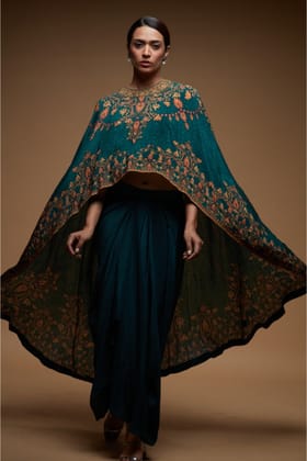 Teal Color Shrug-XS