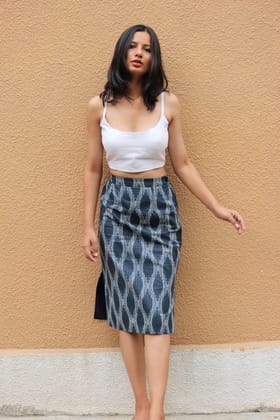 Ariel Pencil Skirt And Top Set-Top / M