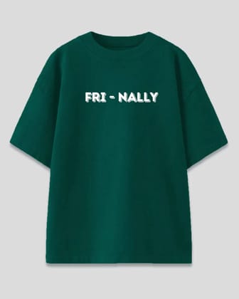 Frinally Oversized T-Shirt-XS