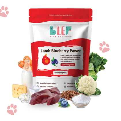 BLEP Lamb Blueberry Pawer Dog Wet Food 100g-BLEP Lamb Blueberry Pawer Dog Wet Food (100g) - 100g