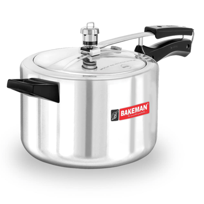 Bakeman Aluminium Cooker - 2 Litre-Bakeman Aluminium Cooker - 2 Litre