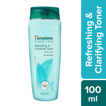 Himalaya Refreshing & Clarifying Toner - Lentil & Citrus Limon, For All Skin Types, Alcohol Free, 100 Ml