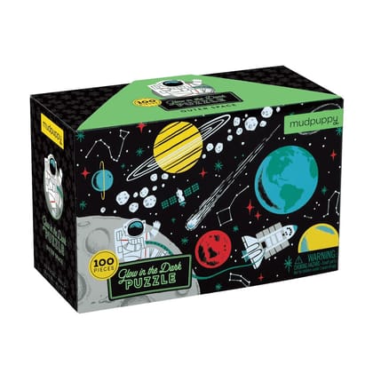 Outer Space Glow in the Dark Puzzle (100pcs)