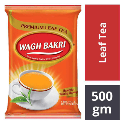 WAGH BAKRI PRE LEAF TEA 500G