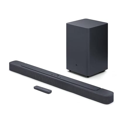 JBL Bar 2.1 Deep Bass MK2 Soundbar with 6.5 Down-Firing Wireless Subwoofer-JBL Bar 2.1 Deep Bass (MK2) Soundbar with 6.5” Down-Firing Wireless Subwoofer