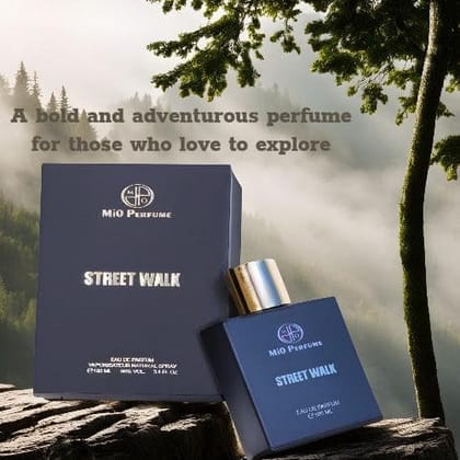 Street Walk Unisex Eau de Parfum for Refreshing Citrus Aquatic - 100 ml MiO Perfume