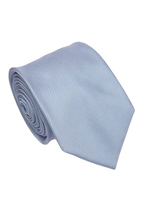 Men's Striped Formal Necktie - Sky Blue-Free / Sky Blue