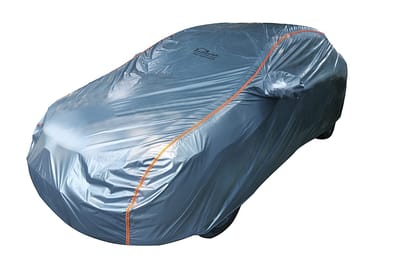 Honda Amaze 2018 Waterproof Car Cover, All Weather Proof, Premium & Long Lasting Fabric with Side Mirror Pocket (ACHO Series)-Acho Blue