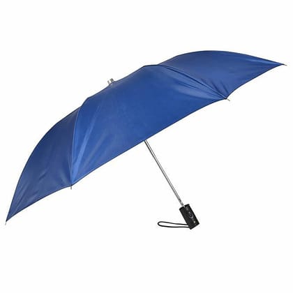 Fendo UMBRELLAS For Men/Umbrella for Women| 21 Inches 2 Fold Auto Open & Close | Umbrella for Travel | Premium Umbrella For Kids(Navy Blue Silver)