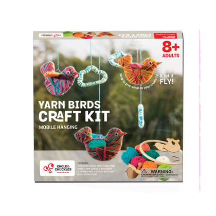 Chalk And Chuckles Yarn Birds Craft Kit