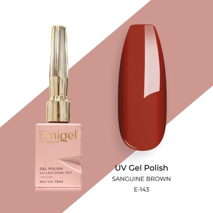 Emigel - UV Gel Polish - SANGUINE BROWN - E143