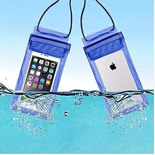 (Pack of 5) Waterproof Monsoon Special, Underwater Pouch Bag Cover for All Mobile Phone