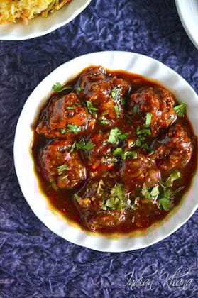 Chicken Manchurian Dry