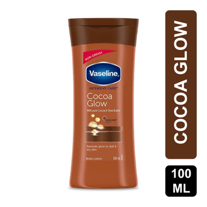 Vaseline Cocoa Butter Body Lotion, 100 ml Bottle