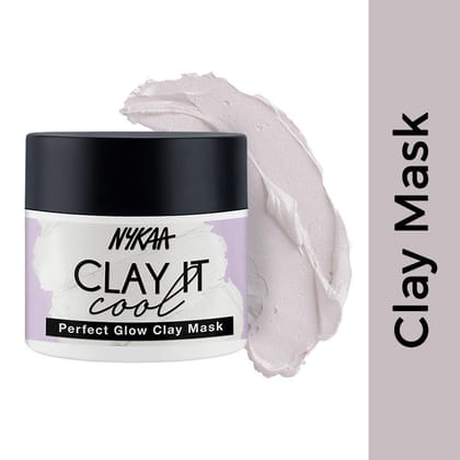 Nykaa Clay It Cool Perfect Glow Clay Mask With Kojic Acid & Vitamin C(100gm)