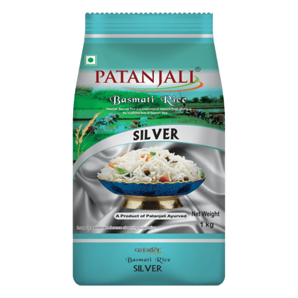 BASMATI RICE 1KG (SILVER)(1 x 24)-T