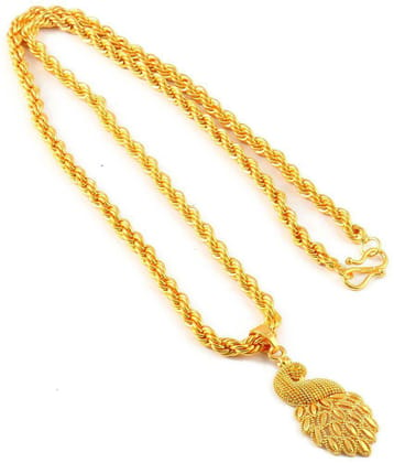 Jewar Mandi Gold Pendant ( Pack of 1 ) - Gold