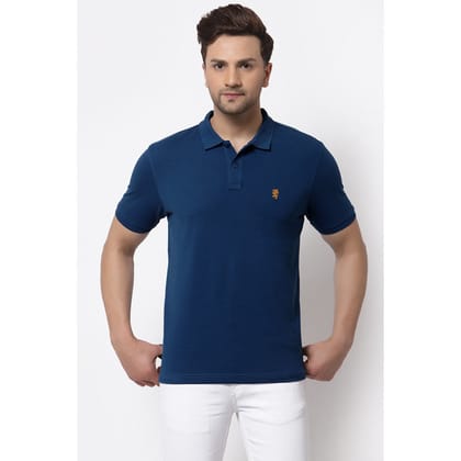 Red Tape Men's Teal Polo Neck T-Shirt