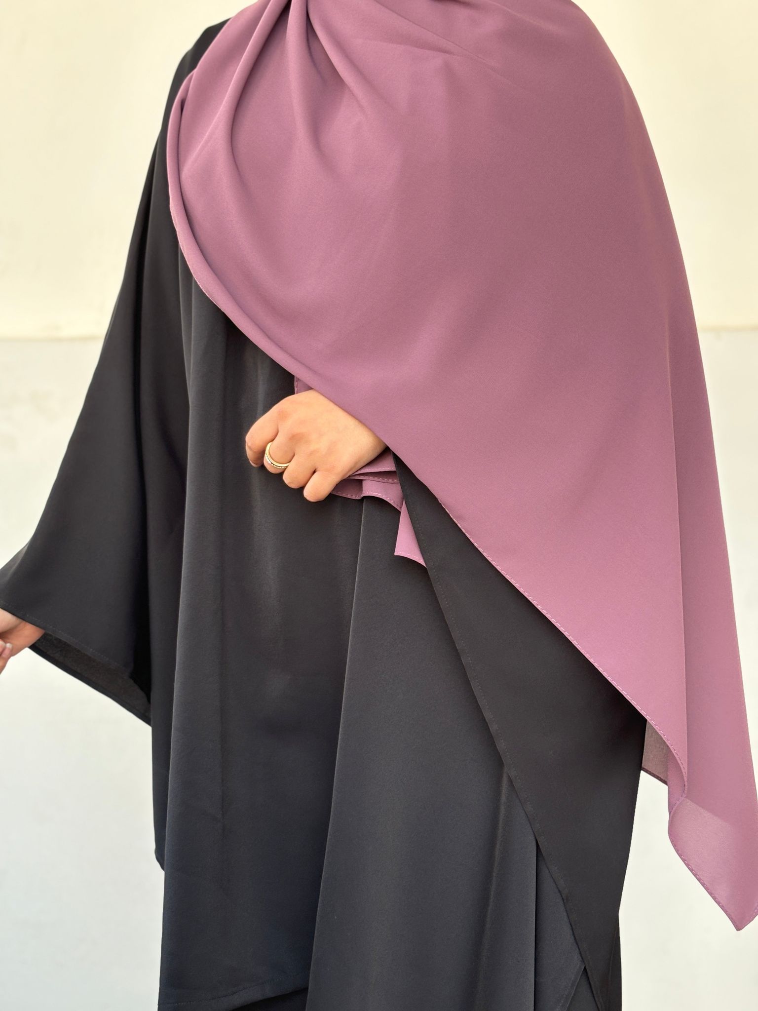 Medina Silk Hijab - Grape Purple-Grape Purple