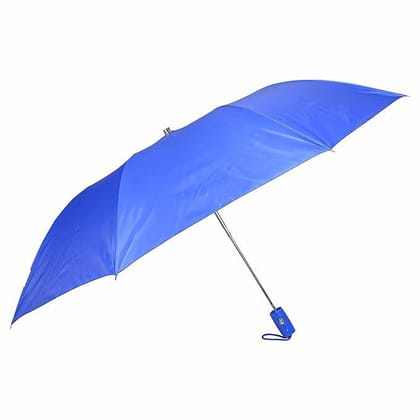 Fendo Laura 2 FOLD AUTO Open 24.5 Inch Sun And RainProof Regural Umbrella For Men And Women(Royal Blue/Silver)