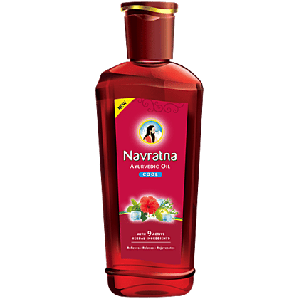 NAVRATNA AYURVEDIC OIL COOL 90ML